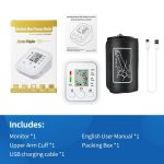 ডিজিটাল ব্লাড প্রেসার মেশিন – স্বয়ংক্রিয় রক্তচাপ মাপার যন্ত্র (Upper Arm Automatic Blood Pressure Monitor Kit) - Image 4